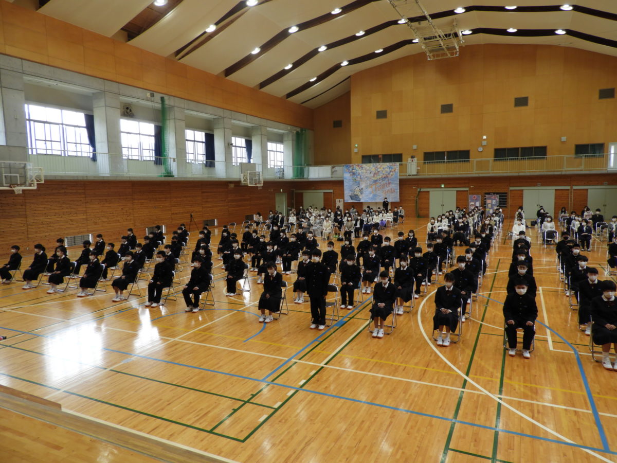 入学式 神河町立神河中学校